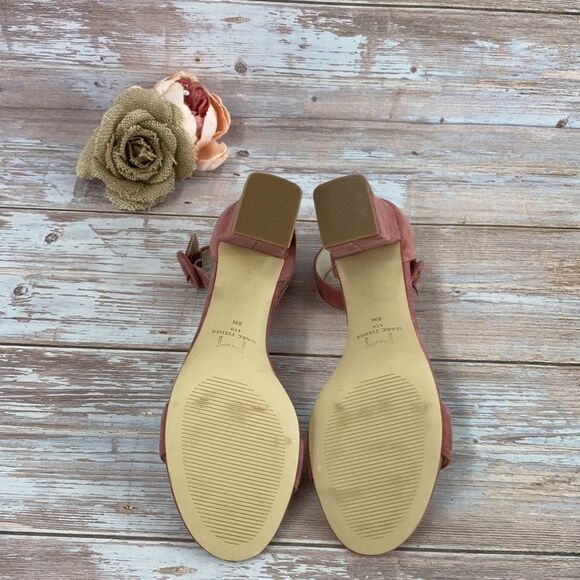 Marc Fisher Ltd Karlee Ankle Strap Sandal, Size 8 M - Pink - Picture 5 of 5